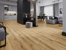 Mexen Beaver Creek monster vinyl panelen 1240 x 182 mm SPC 6,5 mm, IXPE onderlaag 1,5 mm, 4 V-Groef, Eik - F1002-S