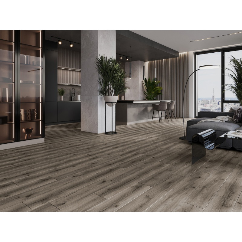 Mexen Sierra Vista Δείγμα πάνελ βινυλίου SPC 6,5 mm, υπόστρωμα IXPE 1,5 mm, 4 V-Fuga, Δρυς