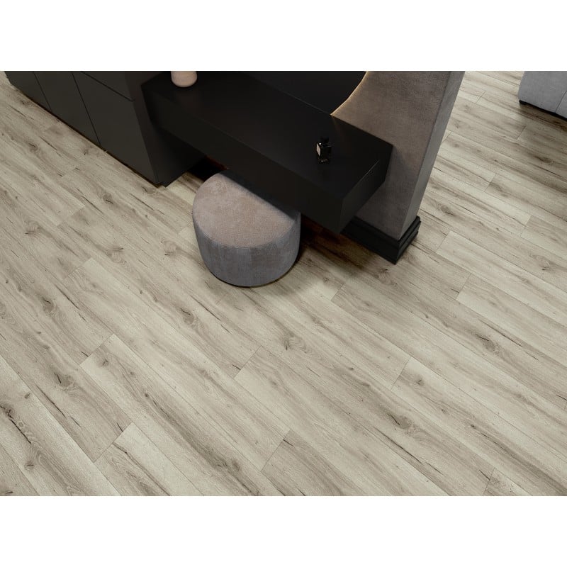 Mexen Wirginia monster van SPC-vinylpanelen 6,5 mm, IXPE-ondervloer 1,5 mm, 4 V-groeven, Eik - F1005-S