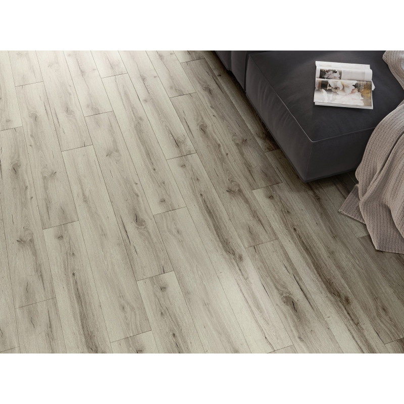 Mexen Wirginia vzorec vinilnih plošč SPC 6,5 mm, podlaga IXPE 1,5 mm, 4 V-žleb, Hrast - F1005-S