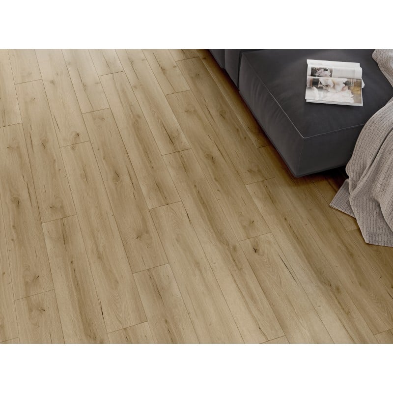 Mexen Buffalo próbka paneli winylowych SPC 6,5 mm, podkład IXPE 1,5 mm, 4 V-Fuga, Dąb - F1007-S