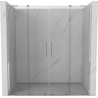 Mexen Velar L Duo Schiebetüren 180 cm, transparent, Chrom - 871-180-003-02-01
