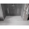 Mexen Velar L Duo drzwi prysznicowe rozsuwane 200 cm, transparent, chrom - 871-200-003-02-01