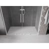 Mexen Velar L Duo portes de douche coulissantes 200 cm, transparentes, blanches - 871-200-003-02-20