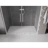Mexen Velar L Duo drzwi prysznicowe rozsuwane 180 cm, transparent, białe - 871-180-003-02-20