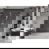 Mexen Velar L Duo Schiebetüren 170 cm, transparent, weiß - 871-170-003-02-20