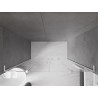Mexen Velar L Duo drzwi prysznicowe rozsuwane 180 cm, transparent, białe - 871-180-003-02-20
