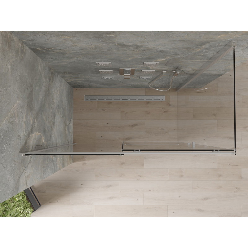 Mexen Omega cabine de douche coulissante 150 x 70 cm, transparent, chromé - 825-150-070-01-00