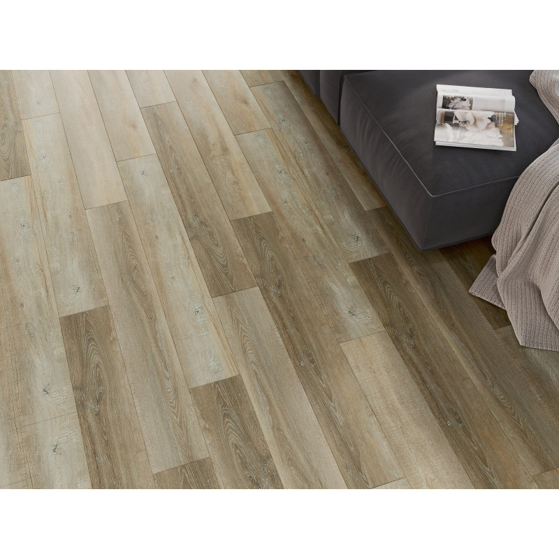 Mexen Cortland vzorec vinilnih plošč SPC 6,5 mm, podloga IXPE 1,5 mm, 4 V-Fuga, Hrast - F1008-S