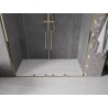 Mexen Velar L Duo klizna vrata za tuš 200 cm, prozirna, zlatna - 871-200-003-02-50