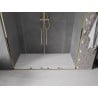Mexen Velar L Duo drzwi prysznicowe rozsuwane 180 cm, transparent, złote - 871-180-003-02-50