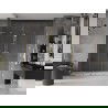 Mexen Velar L Duo Schiebetür für Duschen 200 cm, transparent, gold - 871-200-003-02-50