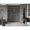 Mexen Velar L Duo klizna vrata za tuš, klizna 180 cm, prozirna, zlatna - 871-180-003-02-50