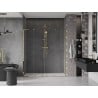 Mexen Velar L Duo drzwi prysznicowe rozsuwane 180 cm, transparent, złote - 871-180-003-02-50