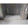 Mexen Velar L Duo porte de douche coulissante 180 cm, transparent, or brossé - 871-180-003-02-55