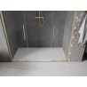 Mexen Velar L Duo drzwi prysznicowe rozsuwane 200 cm, transparent, złote szczotkowane - 871-200-003-02-55