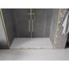 Mexen Velar L Duo porte de douche coulissante 180 cm, transparent, or brossé - 871-180-003-02-55