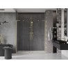 Mexen Velar L Duo lükandust duššuks 170 cm, läbipaistev, harjatud kuldne - 871-170-003-02-55