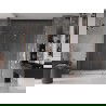 Mexen Velar L Duo Schiebetüren 180 cm, transparent, Roségold - 871-180-003-02-60