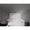 Mexen Velar L Duo 170 cm Sliding Shower Doors, Transparent, Rose Gold - 871-170-003-02-60