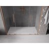 Mexen Velar L Duo drzwi prysznicowe rozsuwane 170 cm, transparent, miedź szczotkowana - 871-170-003-02-65
