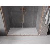 Mexen Velar L Duo drzwi prysznicowe rozsuwane 200 cm, transparent, miedź szczotkowana - 871-200-003-02-65