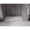 Mexen Velar L Duo portes de douche coulissantes 170 cm, transparent, cuivre brossé - 871-170-003-02-65