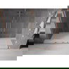 Mexen Velar L Duo schuifdeur douchewand 180 cm, transparant, geborsteld koper - 871-180-003-02-65