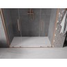 Mexen Velar L Duo drzwi prysznicowe rozsuwane 200 cm, transparent, miedź szczotkowana - 871-200-003-02-65