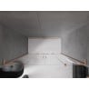 Mexen Velar L Duo sliding shower door 170 cm, transparent, brushed copper - 871-170-003-02-65