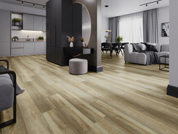 Mexen West Orange Vinylpaneel Muster 1240 x 182 mm SPC 6,5 mm, Unterlage IXPE 1,5 mm, 4 V-Fuge, Eiche - F1009-S