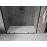 Mexen Velar L Duo drzwi prysznicowe rozsuwane 170 cm, transparent, czarne - 871-170-003-02-70
