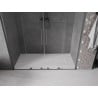 Mexen Velar L Duo portes de douche coulissantes 170 cm, transparent, gris fusil brossé - 871-170-003-02-66