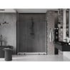 Mexen Velar L Duo drzwi prysznicowe rozsuwane 180 cm, transparent, czarne - 871-180-003-02-70