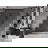 Mexen Velar L Duo Schiebetüren 200 cm, transparent, Gun Metal - 871-200-003-02-95