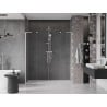 Mexen Velar L Duo portes de douche coulissantes 180 cm, transparent, nickel brossé - 871-180-003-02-97