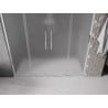 Mexen Velar L Duo portes de douche coulissantes 200 cm, givré, chrome - 871-200-003-32-01