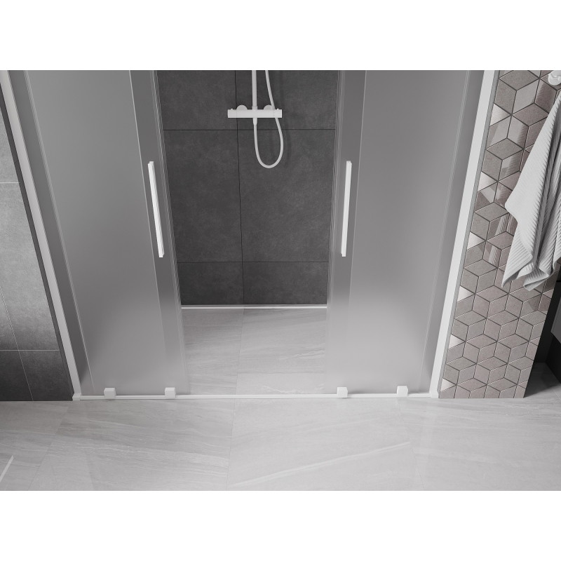 Mexen Velar L Duo lükandaksed duššuksed 180 cm, härmatatud, valge - 871-180-003-32-20