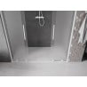 Mexen Velar L Duo drzwi prysznicowe rozsuwane 180 cm, szron, białe - 871-180-003-32-20