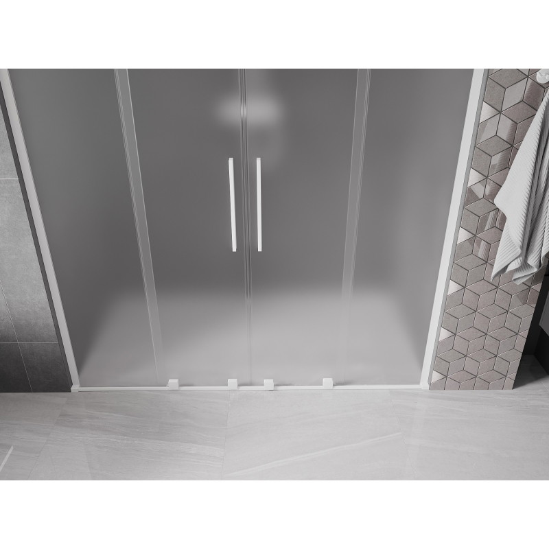 Mexen Velar L Duo lükandaksed duššuksed 180 cm, härmatatud, valge - 871-180-003-32-20