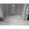 Mexen Velar L Duo drzwi prysznicowe rozsuwane 200 cm, szron, białe - 871-200-003-32-20