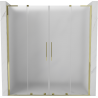 Mexen Velar L Duo Schiebetüren 200 cm, satiniert, gold - 871-200-003-32-50