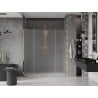 Mexen Velar L Duo portes de douche coulissantes 180 cm, givré, or - 871-180-003-32-50