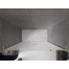 Mexen Velar L Duo klizna tuš vrata 180 cm, matirano, zlatno brušeno - 871-180-003-32-55