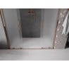 Mexen Velar L Duo drzwi prysznicowe rozsuwane 170 cm, szron, różowe złoto - 871-170-003-32-60
