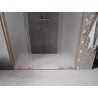Mexen Velar L Duo Sliding Shower Doors 170 cm, Frosted, Brushed Copper - 871-170-003-32-65