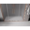 Mexen Velar L Duo klizna vrata za tuširanje 180 cm, mat, brušeni bakar - 871-180-003-32-65