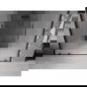 Mexen Velar L Duo schuifdouchedeur 200 cm, ijs, zwart - 871-200-003-32-70