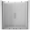Mexen Velar L Duo Schiebetüren 170 cm, mattiert, Gun Metal - 871-170-003-32-95