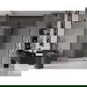 Mexen Velar L Duo Schiebetüren 170 cm, mattiert, Gun Metal - 871-170-003-32-95